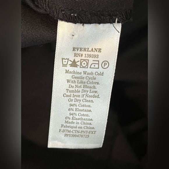 Everlane The Fixed-Waist Stretch Cotton Pant - Picture 11 of 11